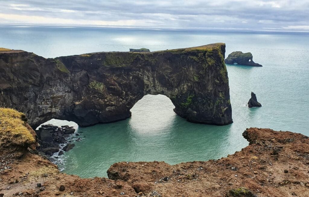 The cliffs of the Dyrhólaey Peninsula