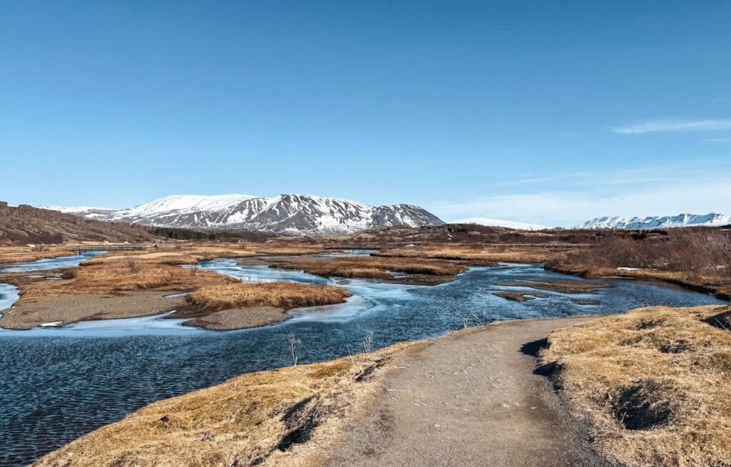 Stunning landscapes at Thingvellir National Park