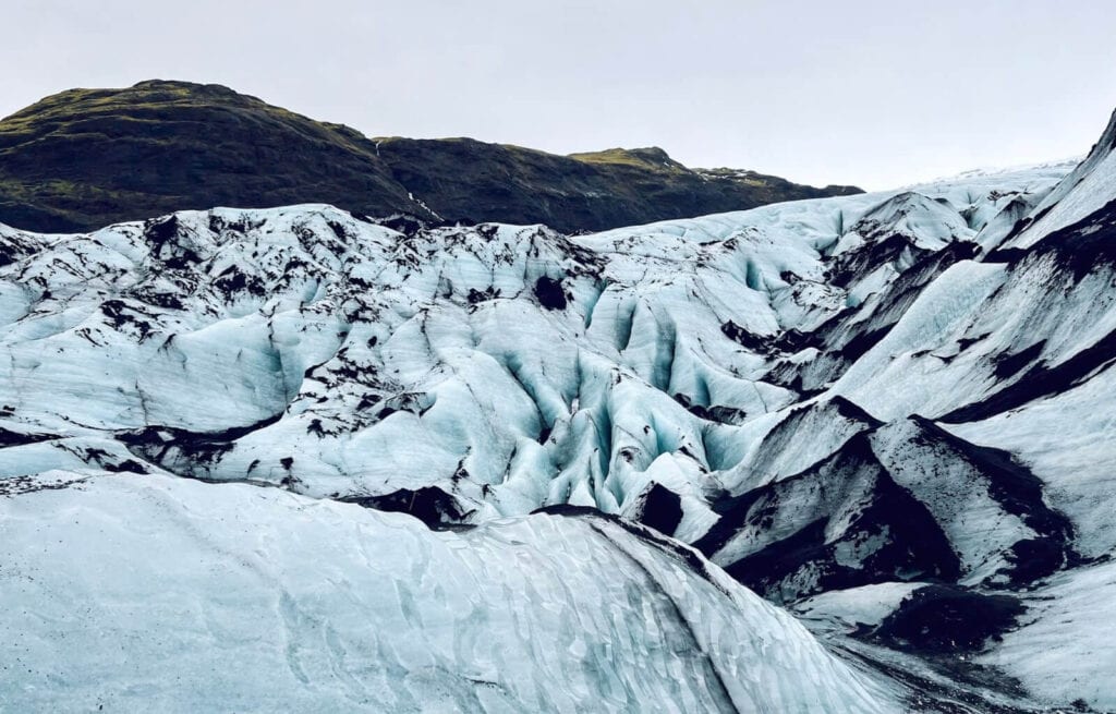 Glacier hiking in December was fantastic