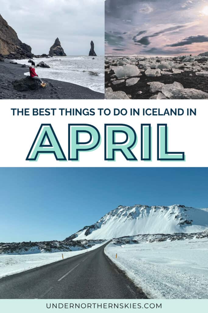 Iceland in April - pin