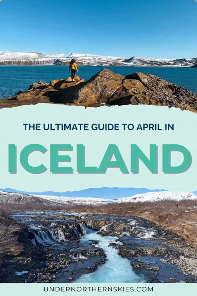 Iceland in April - pin
