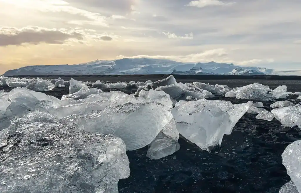 Iceland Winter Diamond Beach