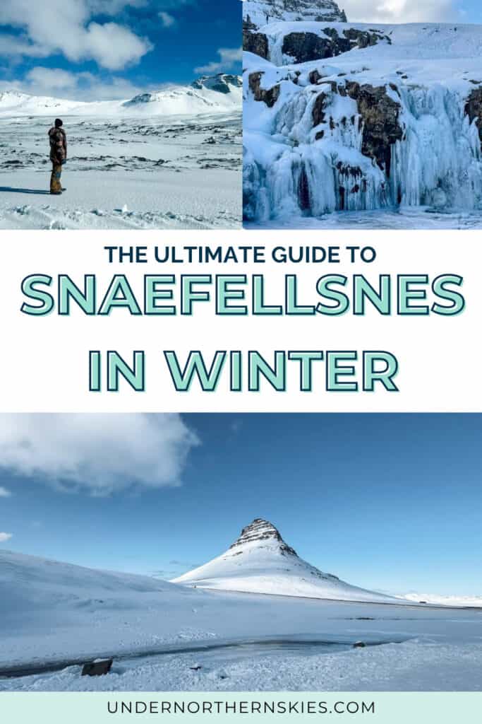 Snaefellsnes in winter - pin