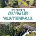 Glymur Waterfall Hike Pin
