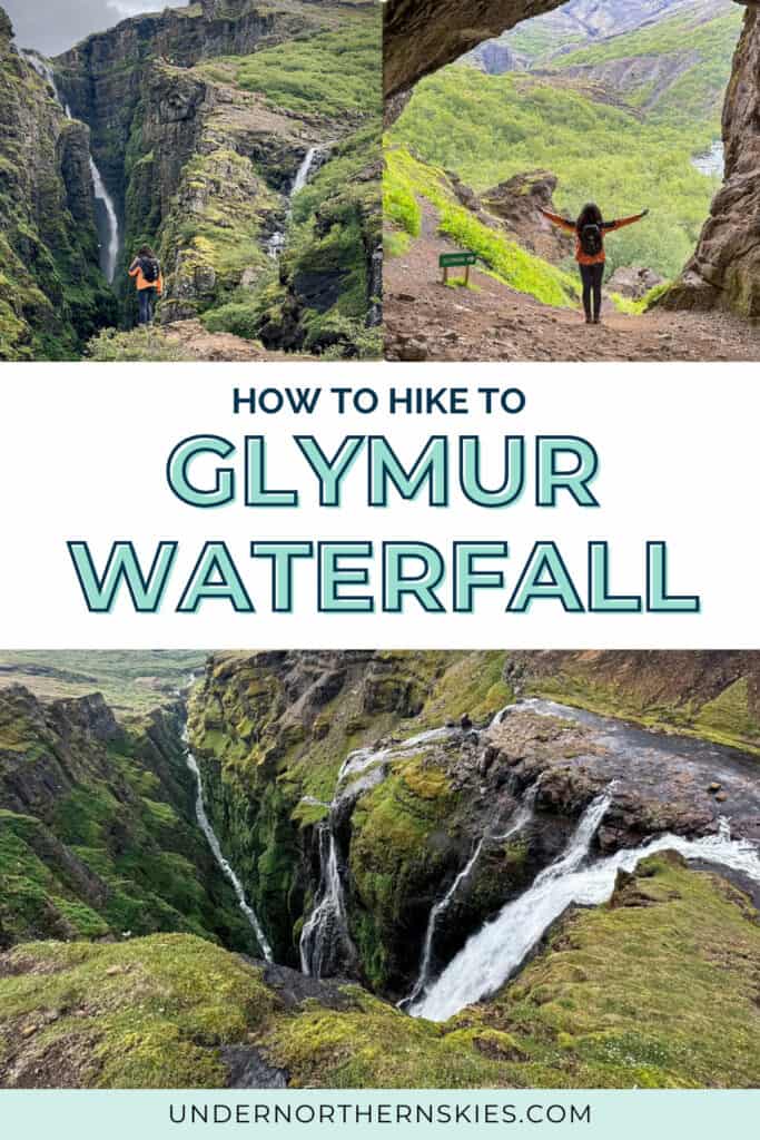 Glymur Waterfall Hike Pin