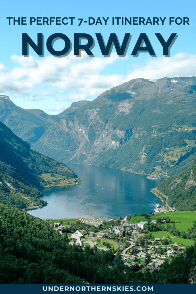 7-day Norway itinerary pin image
