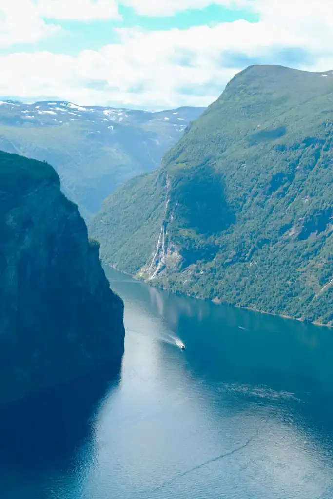 Geirangerfjord from above