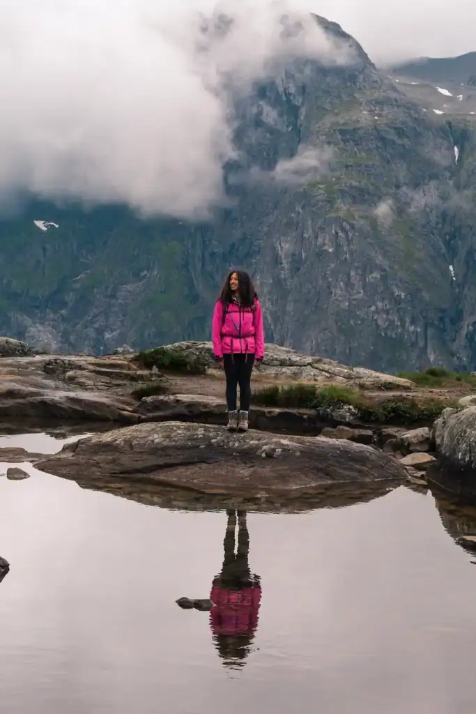 Reflections of Litlefjilet in Norway