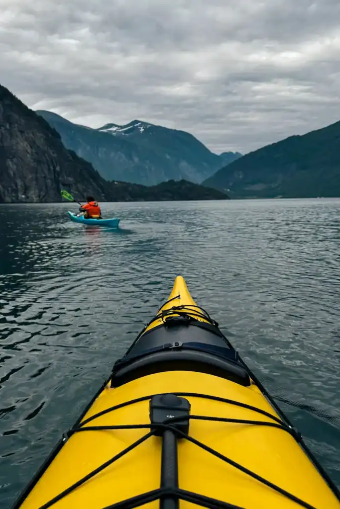 Our kayaking trip on the fjords