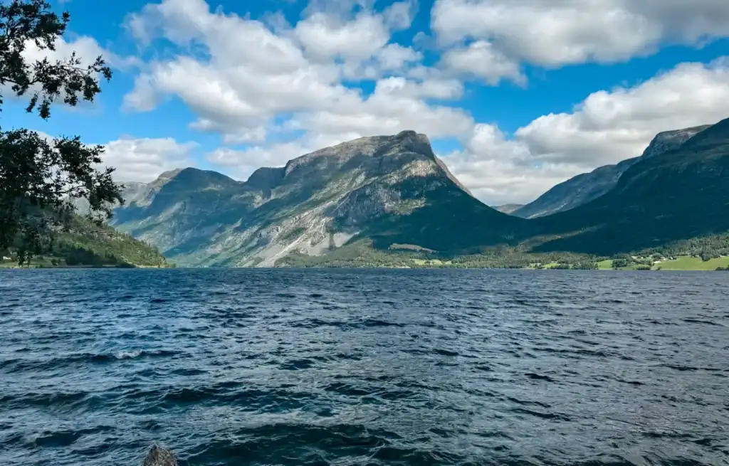 Campsite views in Norway